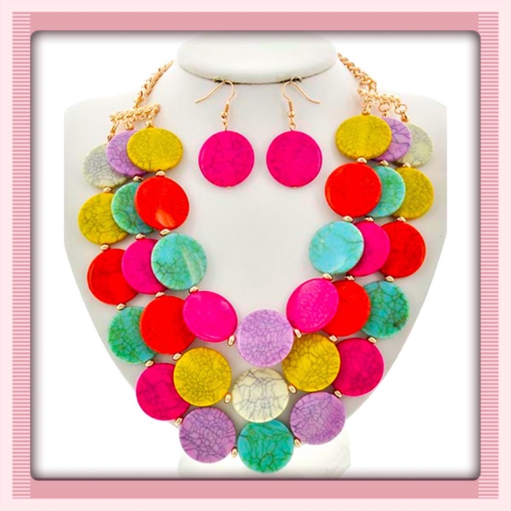 🪴Necklace Earrings Set